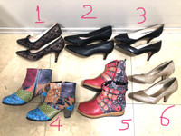 Various Shoes Boots Heels Pumps