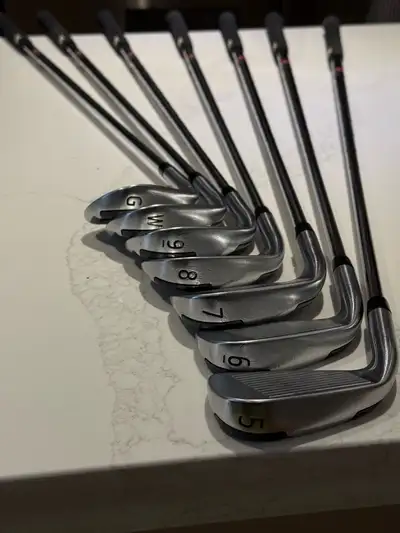 PXG 0311P Gen 5 irons. Including 5,6,7,8,9,PW,GW. Irons are in good condition and have elevate tour...
