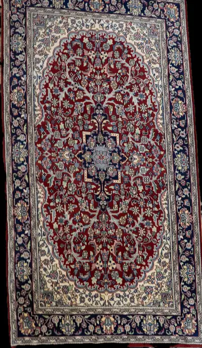 Kashan Persian Handknotted Wool Rug 5.0 x 7.5′, View more