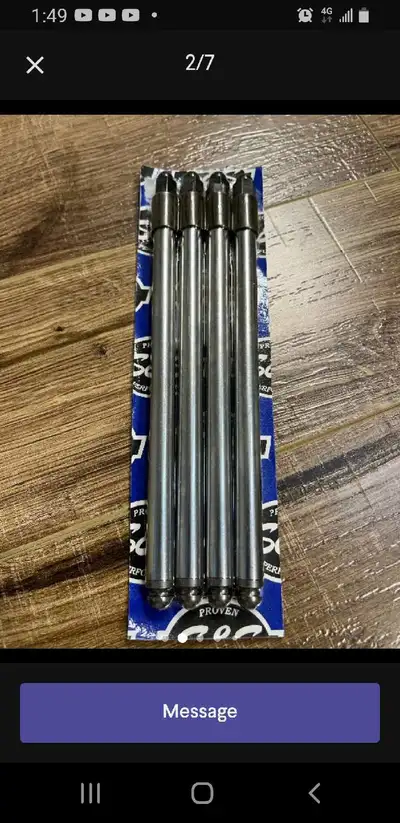 Harley davidson pushrods for twin cam engines
