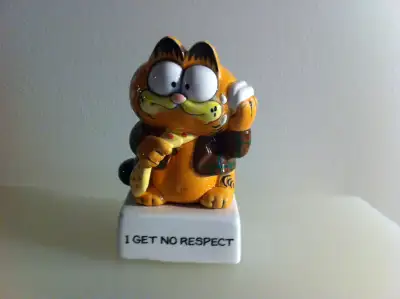 Garfield - Vintage "I Get No Respect" Garfield Ceramic Figurine, View more