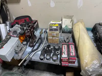 2012 to 2016 Kawasaki KF 450 F Parts what you see in the pictures is what I have We are Dirtbikes sn...