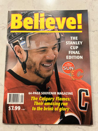 Calgary Flames magazines from 2004 playoffs