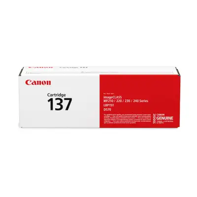 GENUINE Canon Cartridge 137, Black Toner, CRG137, , View more