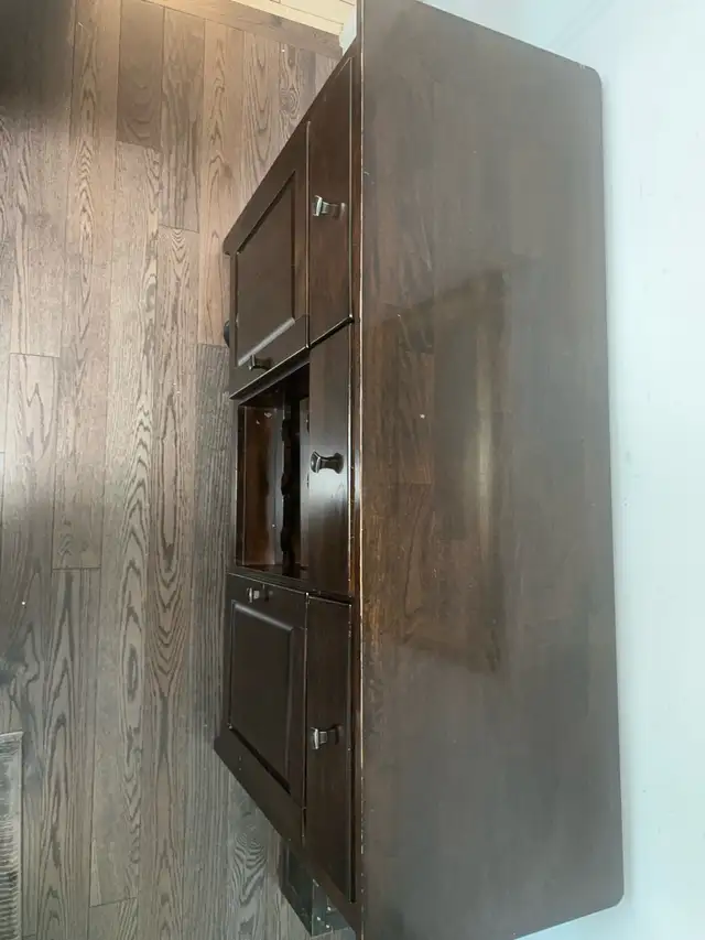 Solid Wood Dininf Buffet / Sideboard Cabinet with Wine Rack in Hutches & Display Cabinets in Oshawa / Durham Region - Image 4