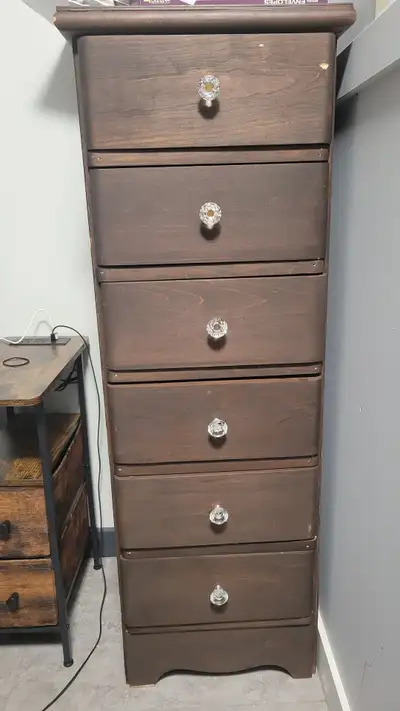 6 drawer tall dresser