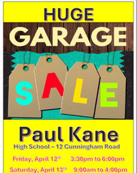 A BIG HUGE GODZILLA PKHS Grad Garage Sale & E-Waste Event 2024