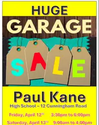 A BIG HUGE GODZILLA PKHS Grad Garage Sale & E-Waste Event 2024