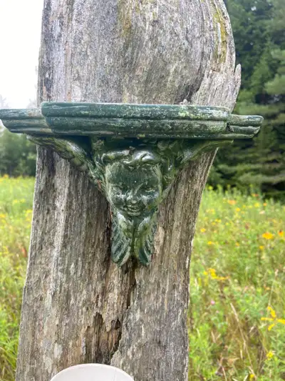 Angel  corbel wall sconce 8.5" sculpture, View more