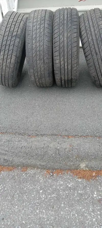 4 winter tire used for part of one winter from 2009 Kia Sedona. All 225/70 R16. Rim 6 1/2 J. 2 Multi...