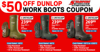 ⚠️$50 OFF DUNLOP WINTER WORK BOOTS COUPON ⚠️
