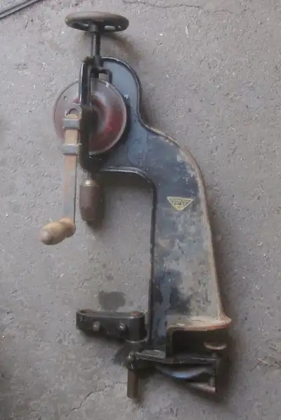 Vintage Millers Falls 210 Bench Hand Drill Press Blacksmith, View more