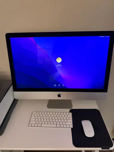27 inch Apple iMac Desktop Computer + Desk + Office Chair, View more