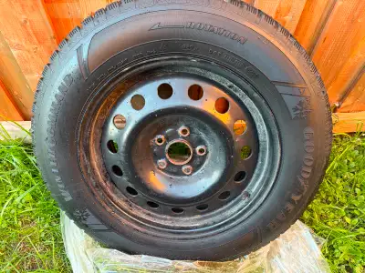 1. 2 season used sparingly driven Lexus NX200t Goodyear Winter Tires on rims for sale. 225/65R17 Pri...