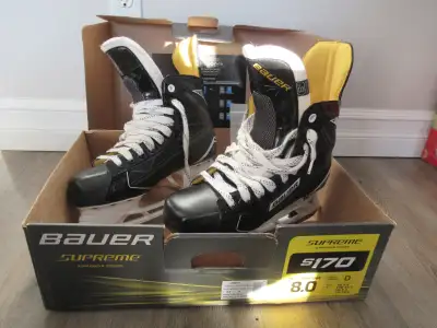 Bauer Supreme Power 5170 Senior Skates, Size 8 Width D-NEW CONDI, View more