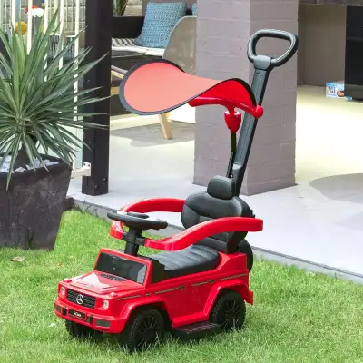 Mercedes-Benz G350 Licensed Push Car, 3-in-1 Toddler Sliding Car, View more