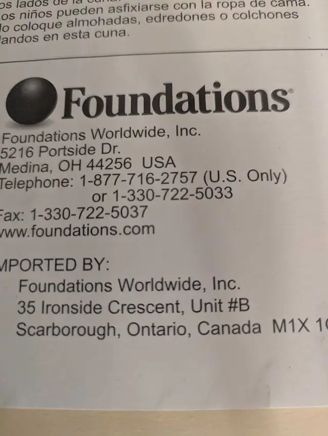 Foundations Compact Crib in Cribs in Oshawa / Durham Region - Image 4