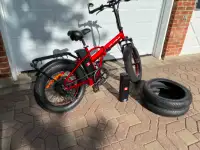 Vélo fat bike électrique
