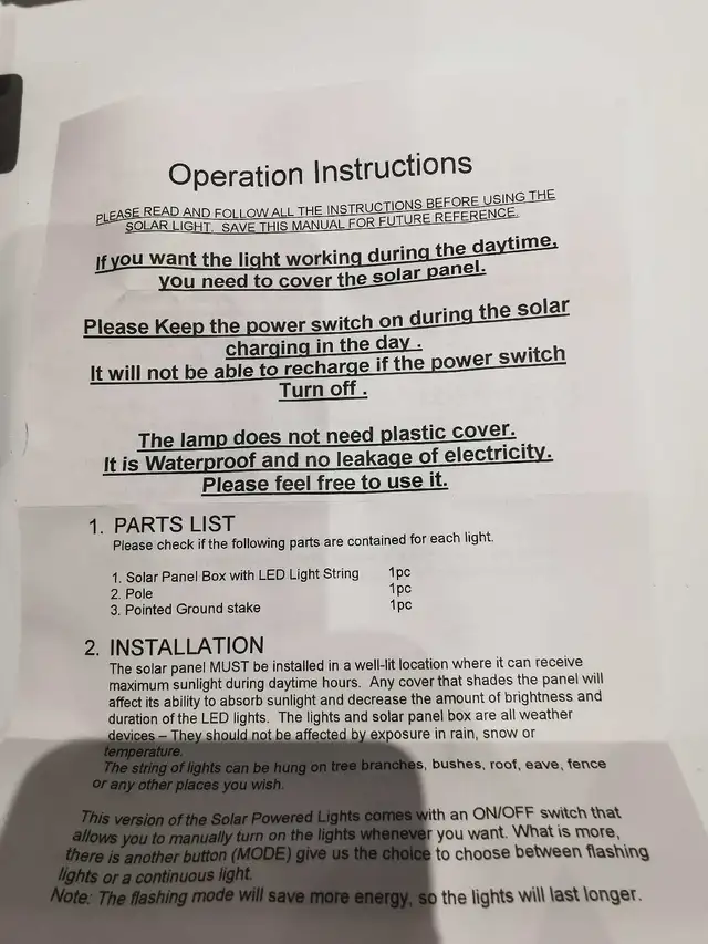 Solar 100 LED String Lights64595458211971123