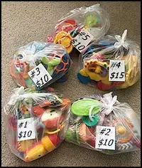 Baby rattles toys $10 - $15 per bag