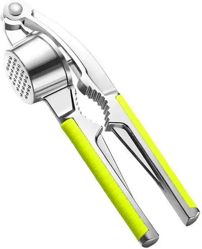 2-in-1 Stainless Steel Professional Garlic Press Nut Cracker, View more