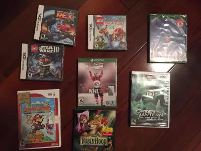Assortment of Video Games-Sealed, View more
