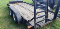 Tandem axle Trailer Float ideal for skidsteer or smaller tractor