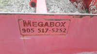 12ft Mega box 3 point box scraper