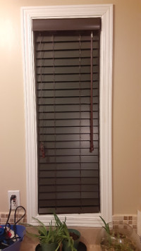 Two Sets of Window Blinds (14 in. wide)