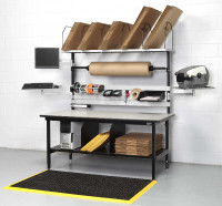 PACKING STATION, SHIPPING BENCH. SHIPPING RECEIVING DESK
