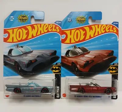 TV Series Batmobile. 2025 Hot Wheels Batman Both Colour Variants, View more