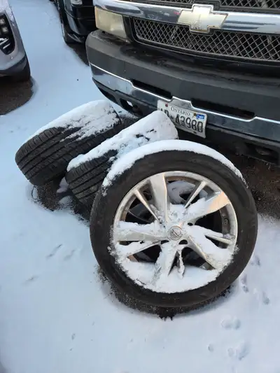 Here a amazing deal 17 inch rims with new all season tires 215-55-17 Fits Nissan altima Nissan sentr...