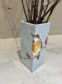 Ceramic Bird Vase with Branches