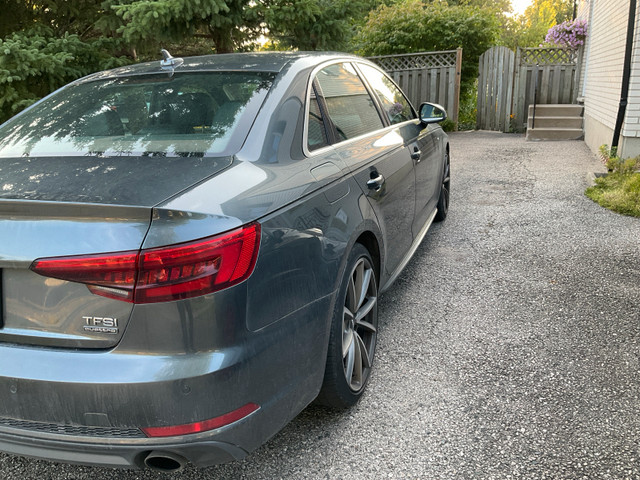 2017 Audi A4 120K Fully Loaded Technic trim Daytona Gray Pearl   in Cars & Trucks in London - Image 3