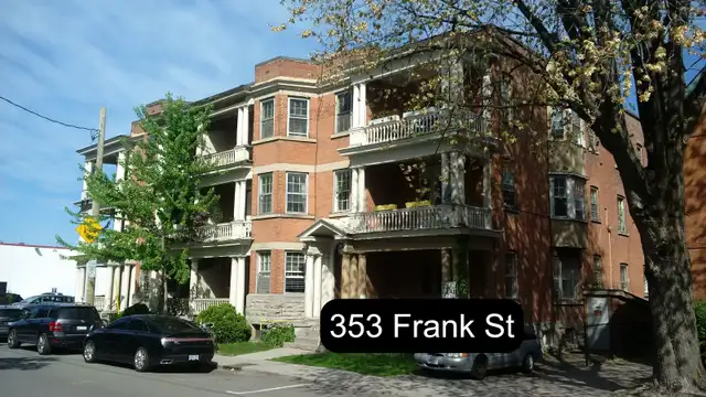 1 Bedroom Centretown Apartment for Rent (353 Frank St)