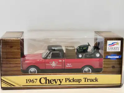 1967 Chevy Pickup Truck 1:24 diecast coin bank model , View more