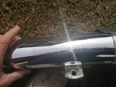 $75,00 firm great shape Harley Davidson Fatboy pipes,still in box,call 289-931-0013