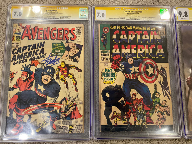 Marvel CGC Graded Comic books 9.8, and others Investment in Comics & Graphic Novels in Sarnia