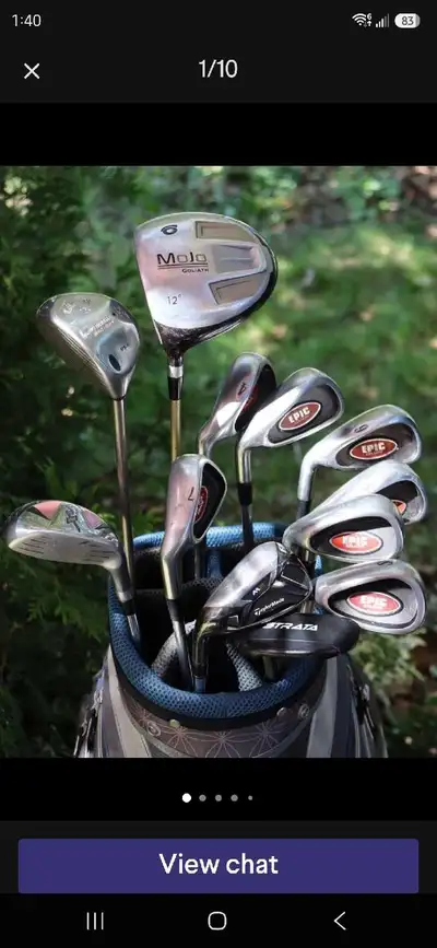 WANTED. WOMEN'S LEFT HANDED GOLF CLUBS., View more