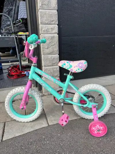 Girls 12 inch bike with training wheel, View more