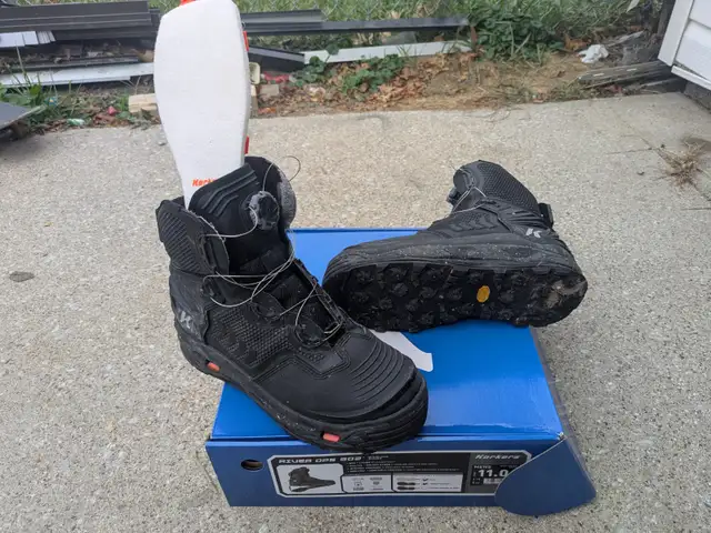 River ops corkers size 11 wading boots in Fishing, Camping & Outdoors in Sarnia - Image 3