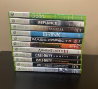 Xbox 360 Game Collection $5-$60 Each