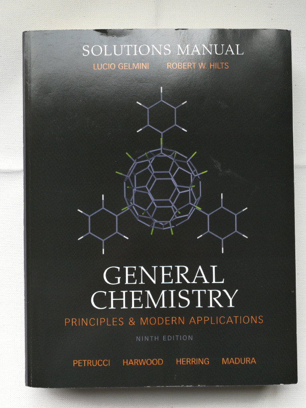 General Chemistry: Principles and Modern Application, Selections in Textbooks in Medicine Hat