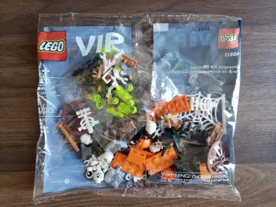 Brand new, sealed in bag LEGO 2022 exclusive set: Spooky VIP Add-On Pack #40513 Build your skeleton...