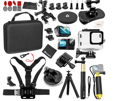 Accessory Kit for GoPro Hero 13/12/11/10/9 Black YP06 Action Camera Accessories Set with Waterproof...