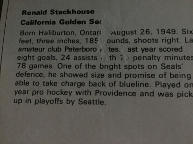 Ron Stackhouse Toronto sun action players no newspaper edition in Arts & Collectibles in City of Toronto - Image 3