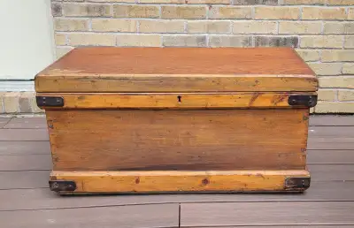 This Vintage Treasure Chest was originally purchased at a Toronto Antique Store on Queen Street East...