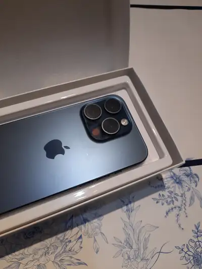 iPhone 15 Pro  256GB  Titanium Blue  Brand New Condition, View more
