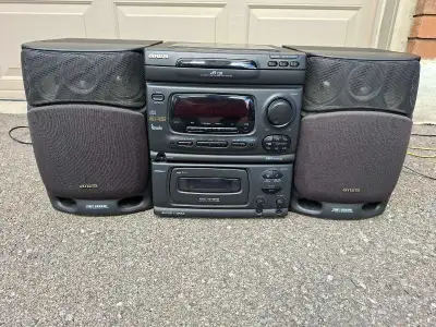 Aiwa Speakers with Wires plus Free Stereo System, View more