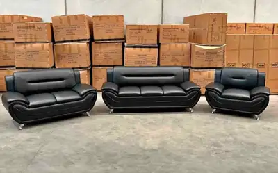 SPEEDY 3+2+1 Leather Sofa Set –Stylish & Durable | Free Delivery, View more